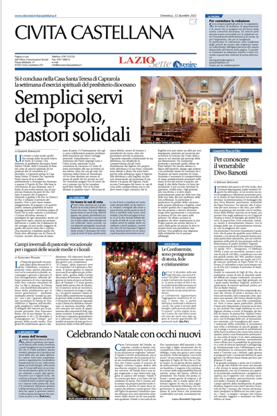 Avvenire - pagina diocesana del 12/12/2021